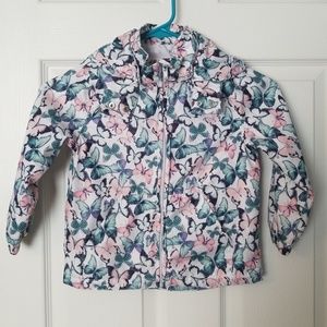 H&M Girls Butterfly Windbreaker Jacket